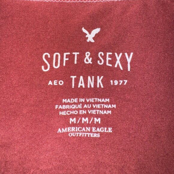 Women's Red American Eagle Tank - Picture 3 of 3